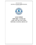 Giáo trình Autocad (Nghề: Trắc địa công trình - CĐ/TC) - Trường Cao đẳng nghề Xây dựng