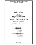 Giáo trình Môn học Điện tử cơ bản - Nghề: Công nghệ ô tô