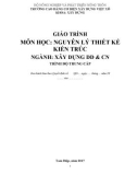 Giáo trình Nguyên lý thiết kế kiến trúc (Nghề: Xây dựng dân dụng và công nghiệp - Trung cấp): Phần 1 - Trường Cao đẳng Cơ điện Xây dựng Việt Xô