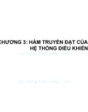 Bài giảng Điều khiển số - Chương 3: Hàm truyền đạt của hệ thống điều khiển số