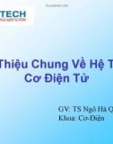 Bài giảng Hệ thống cơ điện tử: Chương 1 - TS. Ngô Hà Quang Thịnh