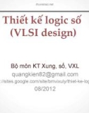 Bài giảng Thiết kế logic số (VLSI design): Chương 4.1 - Trịnh Quang Kiên