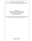 Giáo trình Gia công tiện, phay, bào (Nghề: Chế tạo thiết bị cơ khí - Trình độ: Cao đẳng) - CĐ Kỹ thuật Công nghệ Quy Nhơn