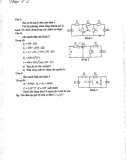 Tổng hợp đề thi lý thuyết mạch 1