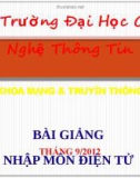 Bài giảng Nhập môn điện tử - Chương 4: Tách sóng