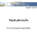 Bài giảng Cơ sở lý thuyết mạch điện: Mạch phi tuyến - Nguyễn Công Phương