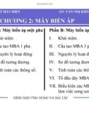 Bài giảng Lý thuyết máy điện: Chương 2A - Văn Thị Kiều Nhi