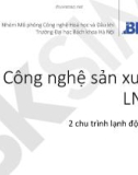 Bài giảng Công nghệ sản xuất LNG