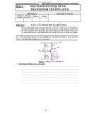 Báo cáo thí nghiệm điện tử tương tự-Bài 6 : Mạch Khuếch Đại Dùng Transistor Trường (FET)