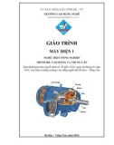 Giáo trình Máy điện 1 - Nghề: Điện công nghiệp - CĐ Kỹ Thuật Công Nghệ Bà Rịa-Vũng Tàu