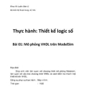 Giáo trình Thực hành thiết kế logic số: Bài 1