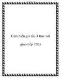 Cảm biến gia tốc 3 trục với giao tiếp USB