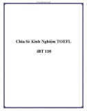 Chia Sẻ Kinh Nghiệm TOEFL iBT 110