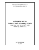 Giáo trình Thực hành điện cơ bản (Nghề: Vận hành nhà máy thủy điện) - Trường Cao Đẳng Lào Cai