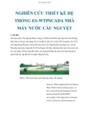 NGHIÊN CỨU THIẾT KẾ HỆ THỐNG ES-WTPSCADA NHÀ MÁY NƯỚC CẦU NGUYỆT