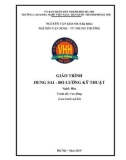 Giáo trình Dung sai-đo lường kỹ thuật (Nghề: Hàn - Cao đẳng): Phần 1 - Trường CĐ nghề Việt Nam - Hàn Quốc thành phố Hà Nội