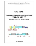 Giáo trình Dung sai - Đo lường kỹ thuật (Nghề: Cơ điện tử) - Trường CĐ Nghề Kỹ thuật Công nghệ (Nghề: Cơ điện tử) - Trường CĐ Nghề Kỹ thuật Công nghệ