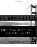 Bài giảng Sức bền vật liệu: Chương 6 - PGS. TS. Trần Minh Tú