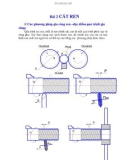 NGUYÊN LÝ CẮT - HỌC TRÌNH 2 TIỆN - CẮT REN - BÀO (XỌC) GIA CÔNG LỖ - BÀI 2