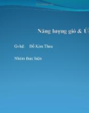 Năng lượng gió & Ứng dụng