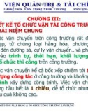 Bài giảng Tổ chức thi công: Chương III - ThS. Đặng Xuân Trường