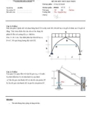 Đề thi kết thúc học phần Cơ học lý thuyết - Trường ĐH Giao Thông vận tải TP.HCM