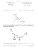 Đề thi kết thúc học phần học kì 2 môn Cơ học cơ sở 1 năm 2020-2021 - Trường ĐH Thuỷ Lợi (Đề 491)