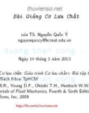 Bài giảng Cơ lưu chất: Chương 1 - TS. Nguyễn Quốc Ý