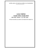 Giáo trình nghề Công nghệ ôtô - Môn học: MH 09 - Vật liệu học (sử dụng cho đào tạo trung cấp nghề Công nghệ ô tô): Phần 1