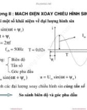 Bài giảng môn Kỹ thuật điện – Chương 2: Mạch điện xoay chiều hình sin