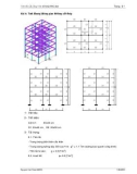 Thực hành tính kết cấu công trình STAAD.PRO 4 - Bài 6