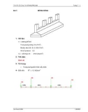 Thực hành tính kết cấu công trình STAAD.PRO 4 - Bài 7