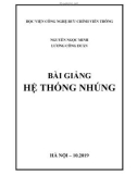 Bài giảng Hệ thống nhúng (2019): Phần 1