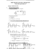 MỘT SỐ BÀI TẬP MẪU CHO QUYỂN 'Giáo trình mạch điện tử I'