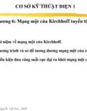 Chương 6: Mạng một cửa Kirchhoff tuyến tính