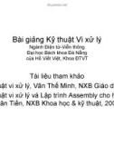 Bài giảng Kỹ thuật Vi xử lý _Chương 5