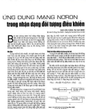 Ứng dụng mạng nơron trong nhận dạng đối tượng điều khiển