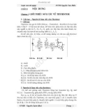 Thiết kế và thi công mô hình mạch kích dùng Thyristor trong thiết bị chỉnh lưu có điều khiển