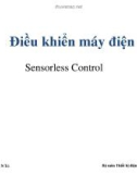 Bài giảng Điều khiển máy điện: Sensorless Control - Nguyễn Ngọc Tú