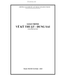 Giáo trình Vẽ kỹ thuật dung sai - Trường CĐ Kinh tế - Kỹ thuật Vinatex TP. HCM