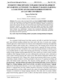 Students' perceptions towards the development of learning autonomy via project based learning: A case study of English majored students at Can Tho university