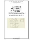 Giáo trình Vẽ kỹ thuật (Nghề: Cắt gọt kim loại) - CĐ Cơ Giới Ninh Bình