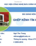 Ghép Kênh Tín Hiệu Số - Ngô Thu Trang