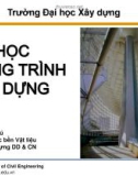 Bài giảng cơ học công trình xây dựng: Chương 1 - Trần Minh Tú