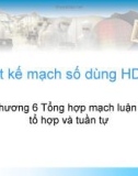 Thiết kế mạch số dùng HDL-Chương 6 Tổng hợp mạch luận lý tổ hợp và tuần tự