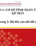 Bài giảng Chi tiết máy (Phần 1): Chương 2 - ThS. Nguyễn Minh Quân