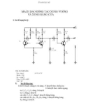 MẠCH DAO ĐỘNG TẠO XUNG VUÔNG VÀ XUNG RĂNG CƯA
