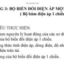 CHƯƠNG 3: LÝ THUYẾT BỘ BIẾN ĐỔI ĐIỆN ÁP MỘT CHIỀU