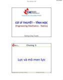 Bài giảng Cơ lý thuyết-Tĩnh học: Chương 3 - TS. Đường Công Truyền