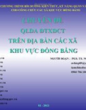 Chuyên đề: Quản lý dự án đầu tư xây dựng công trình trên địa bàn các xã khu vực đồng bằng